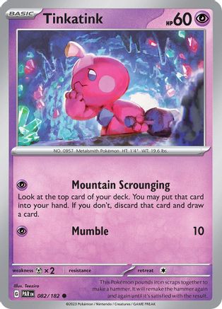 Image of Tinkatink (082/182) [Scarlet & Violet: Paradox Rift]