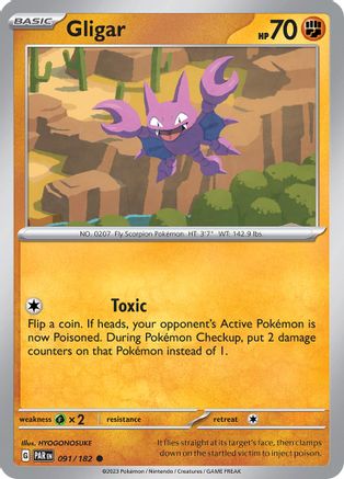 Image of Gligar (091/182) [Scarlet & Violet: Paradox Rift]