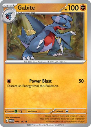 Image of Gabite (095/182) [Scarlet & Violet: Paradox Rift]