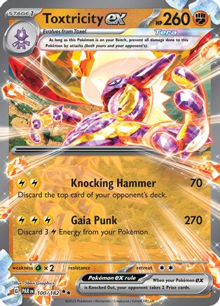 Image of Toxtricity ex (100/182) [Scarlet & Violet: Paradox Rift]