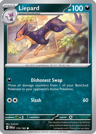 Image of Liepard (115/182) [Scarlet & Violet: Paradox Rift]