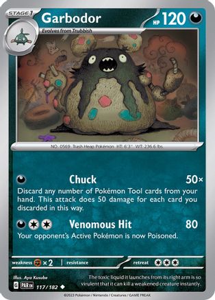 Image of Garbodor (117/182) [Scarlet & Violet: Paradox Rift]