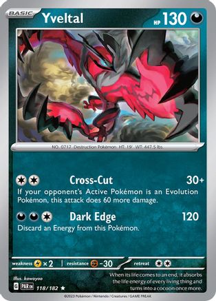 Image of Yveltal (118/182) [Scarlet & Violet: Paradox Rift]