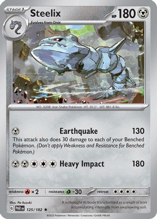 Image of Steelix (125/182) [Scarlet & Violet: Paradox Rift]