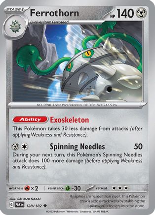 Image of Ferrothorn (128/182) [Scarlet & Violet: Paradox Rift]
