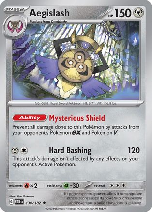 Image of Aegislash (134/182) [Scarlet & Violet: Paradox Rift]
