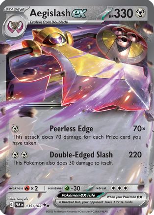 Image of Aegislash ex (135/182) [Scarlet & Violet: Paradox Rift]