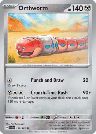 Image of Orthworm (138/182) [Scarlet & Violet: Paradox Rift]