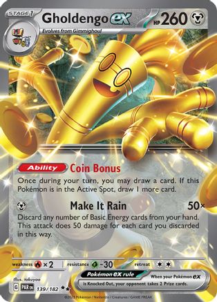 Image of Gholdengo ex (139/182) [Scarlet & Violet: Paradox Rift]