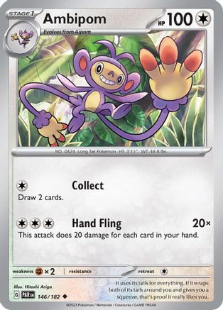Image of Ambipom (146/182) [Scarlet & Violet: Paradox Rift]
