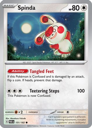 Image of Spinda (151/182) [Scarlet & Violet: Paradox Rift]