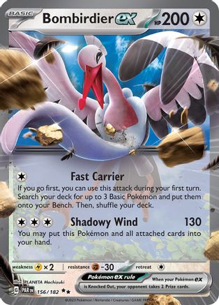 Image of Bombirdier ex (156/182) [Scarlet & Violet: Paradox Rift]