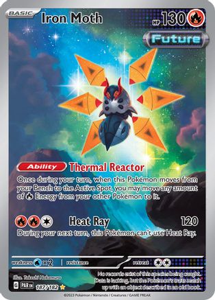 Image of Iron Moth (187/182) [Scarlet & Violet: Paradox Rift]