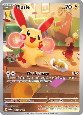 Image of Plusle (193/182) [Scarlet & Violet: Paradox Rift]