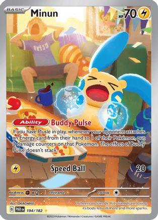 Image of Minun (194/182) [Scarlet & Violet: Paradox Rift]