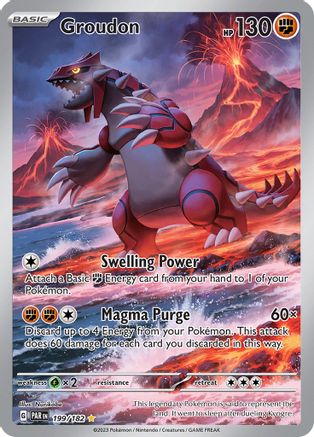Image of Groudon (199/182) [Scarlet & Violet: Paradox Rift]