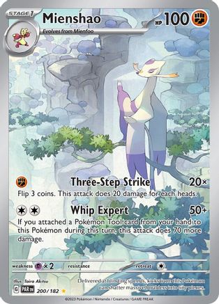 Image of Mienshao (200/182) [Scarlet & Violet: Paradox Rift]