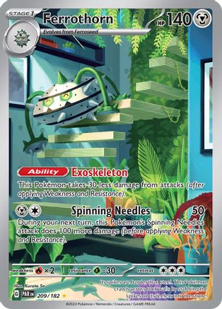 Image of Ferrothorn (209/182) [Scarlet & Violet: Paradox Rift]