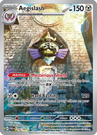 Image of Aegislash (210/182) [Scarlet & Violet: Paradox Rift]