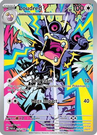 Image of Loudred (212/182) [Scarlet & Violet: Paradox Rift]