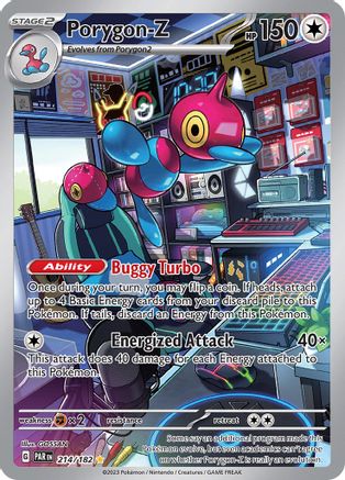 Image of Porygon-Z (214/182) [Scarlet & Violet: Paradox Rift]
