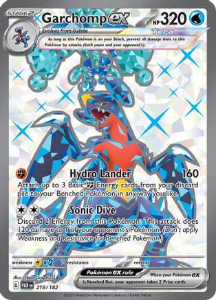 Image of Garchomp ex (219/182) [Scarlet & Violet: Paradox Rift]
