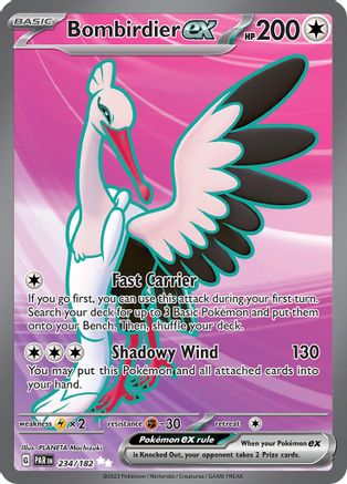Image of Bombirdier ex (234/182) [Scarlet & Violet: Paradox Rift]
