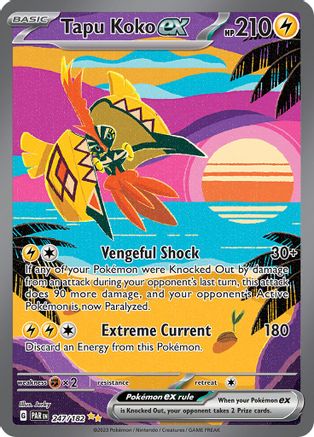 Image of Tapu Koko ex (247/182) [Scarlet & Violet: Paradox Rift]