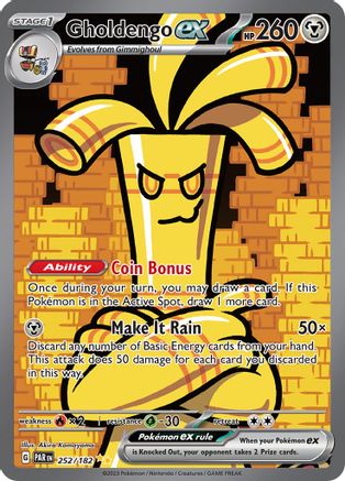 Image of Gholdengo ex (252/182) [Scarlet & Violet: Paradox Rift]