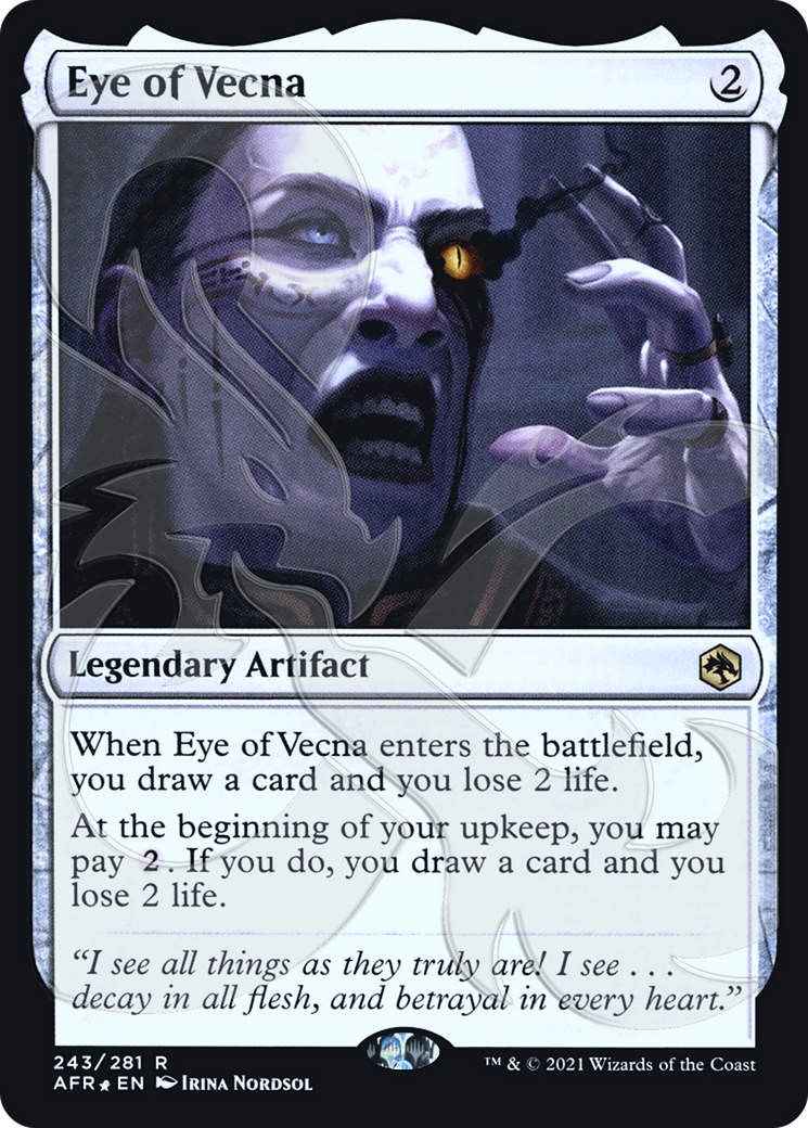 Image of Eye of Vecna (Ampersand Promo) [Dungeons & Dragons: Adventures in the Forgotten Realms Promos]
