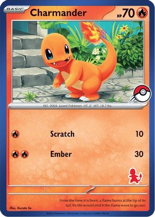 Image of Charmander (Blue Border) [My First Battle]