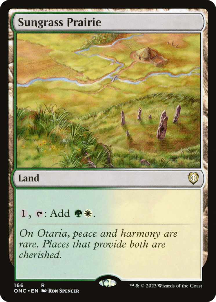 Image of Sungrass Prairie [Phyrexia: All Will Be One Commander]