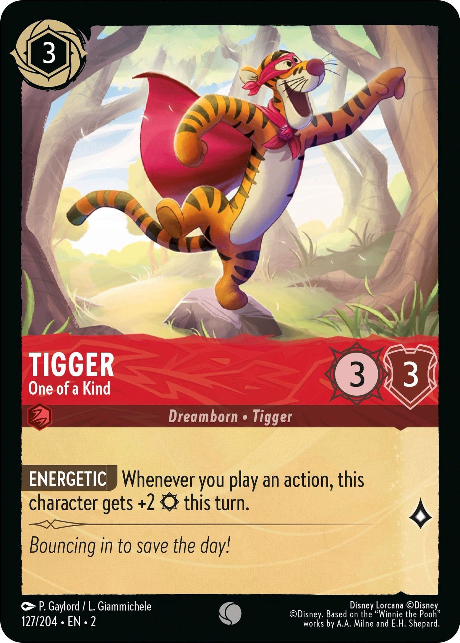 Image of Tigger - One of a Kind (127/204) [Rise of the Floodborn]