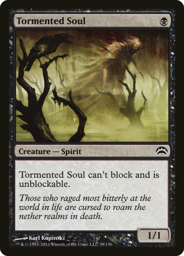 Image of Tormented Soul (PC2-038) - Planechase 2012 Foil