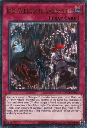 Image of Big Welcome Labrynth [OP23-EN003] Ultimate Rare