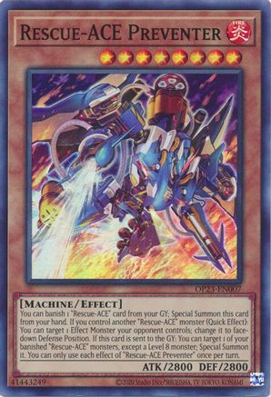 Image of Rescue-ACE Preventer [OP23-EN007] Super Rare