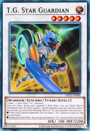 Image of T.G. Star Guardian [OP23-EN008] Super Rare