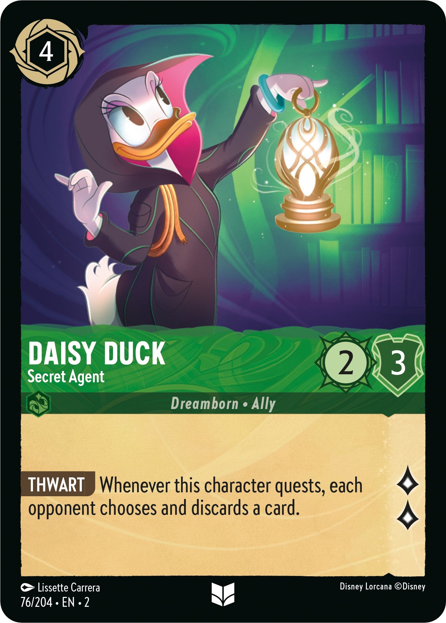 Image of Daisy Duck - Secret Agent (76/204) [Rise of the Floodborn]