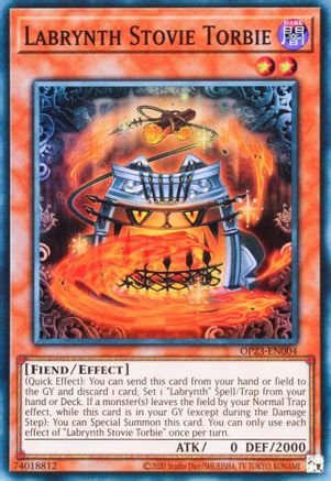 Image of Labrynth Stovie Torbie [OP23-EN004] Super Rare