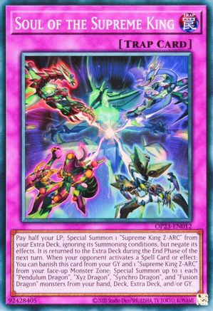 Image of Soul of the Supreme King [OP23-EN012] Super Rare