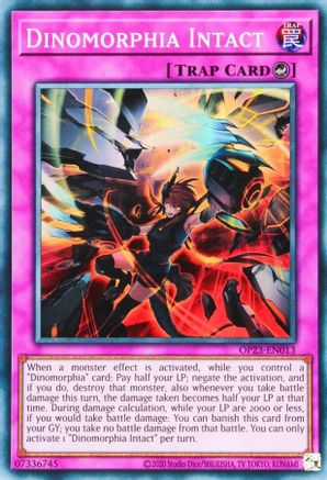 Image of Dinomorphia Intact [OP23-EN013] Super Rare