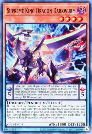Image of Supreme King Dragon Darkwurm [OP23-EN018] Common