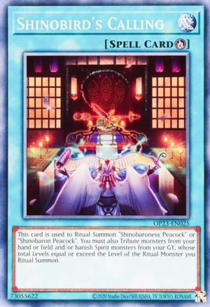 Image of Shinobird's Calling [OP23-EN025] Common