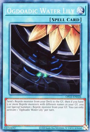 Image of Ogdoadic Water Lily [OP23-EN026] Common