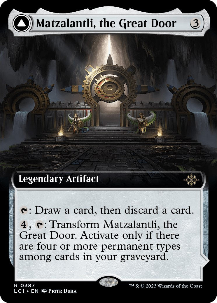 Image of Matzalantli, the Great Door // The Core (Extended Art) [The Lost Caverns of Ixalan]