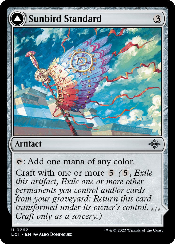 Image of Sunbird Standard // Sunbird Effigy [The Lost Caverns of Ixalan]