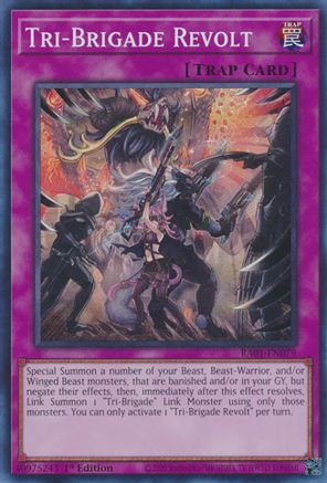 Image of Tri-Brigade Revolt [RA01-EN079] Super Rare