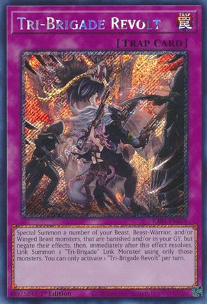 Image of Tri-Brigade Revolt [RA01-EN079] Platinum Secret Rare