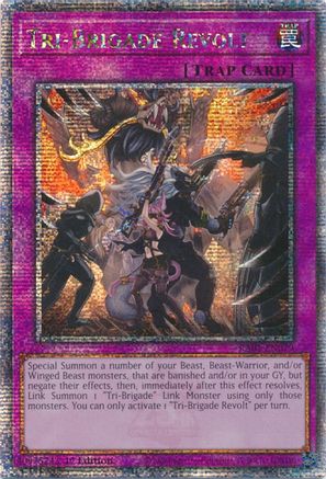 Image of Tri-Brigade Revolt [RA01-EN079] Quarter Century Secret Rare