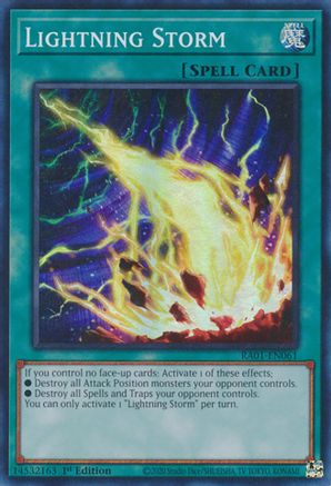 Image of Lightning Storm [RA01-EN061] Super Rare